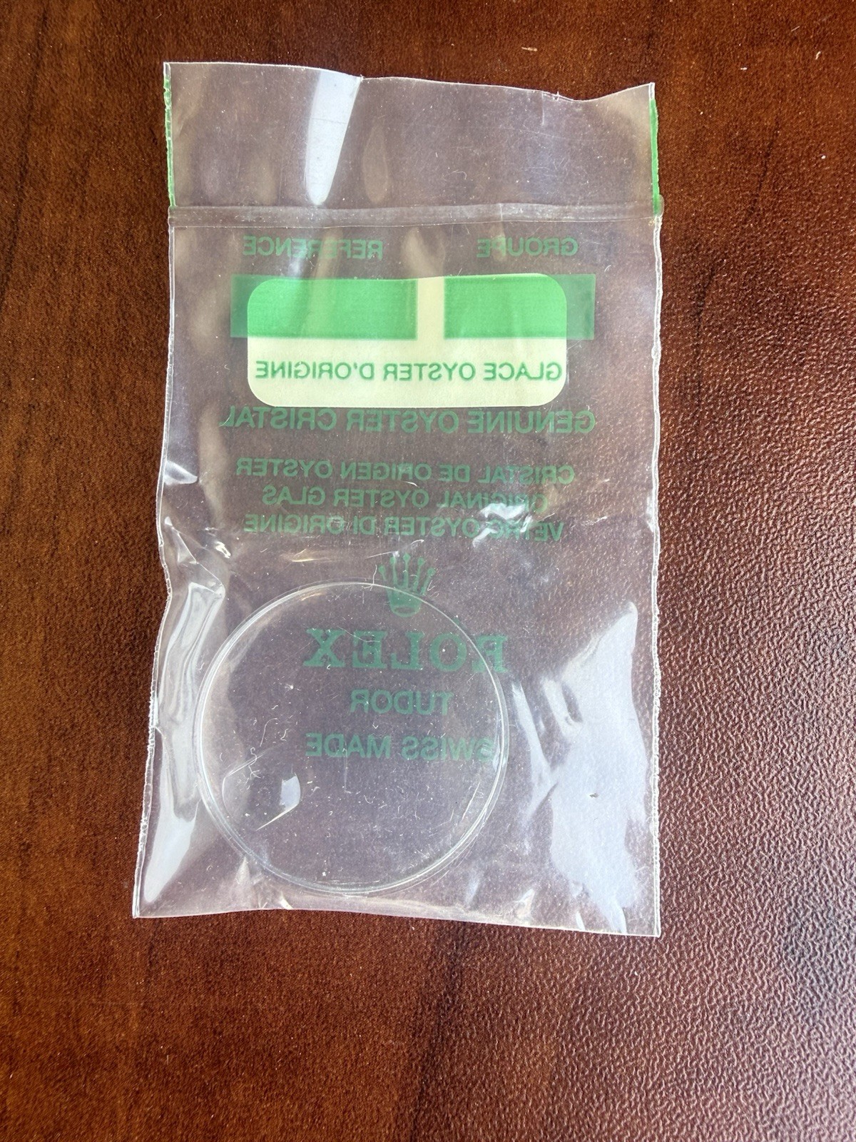 ROLEX GENUINE CRYSTAL. IN FACTORY NEW SEALED PACKAGE, PART # 25-145
