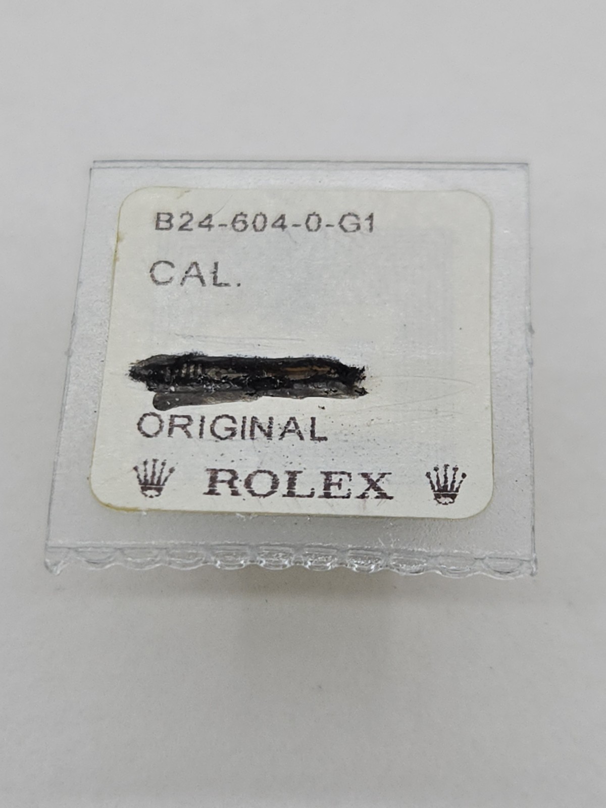 Rolex Crown 6mm , 24 604 0 , Stainless Steel, NOS Sealed