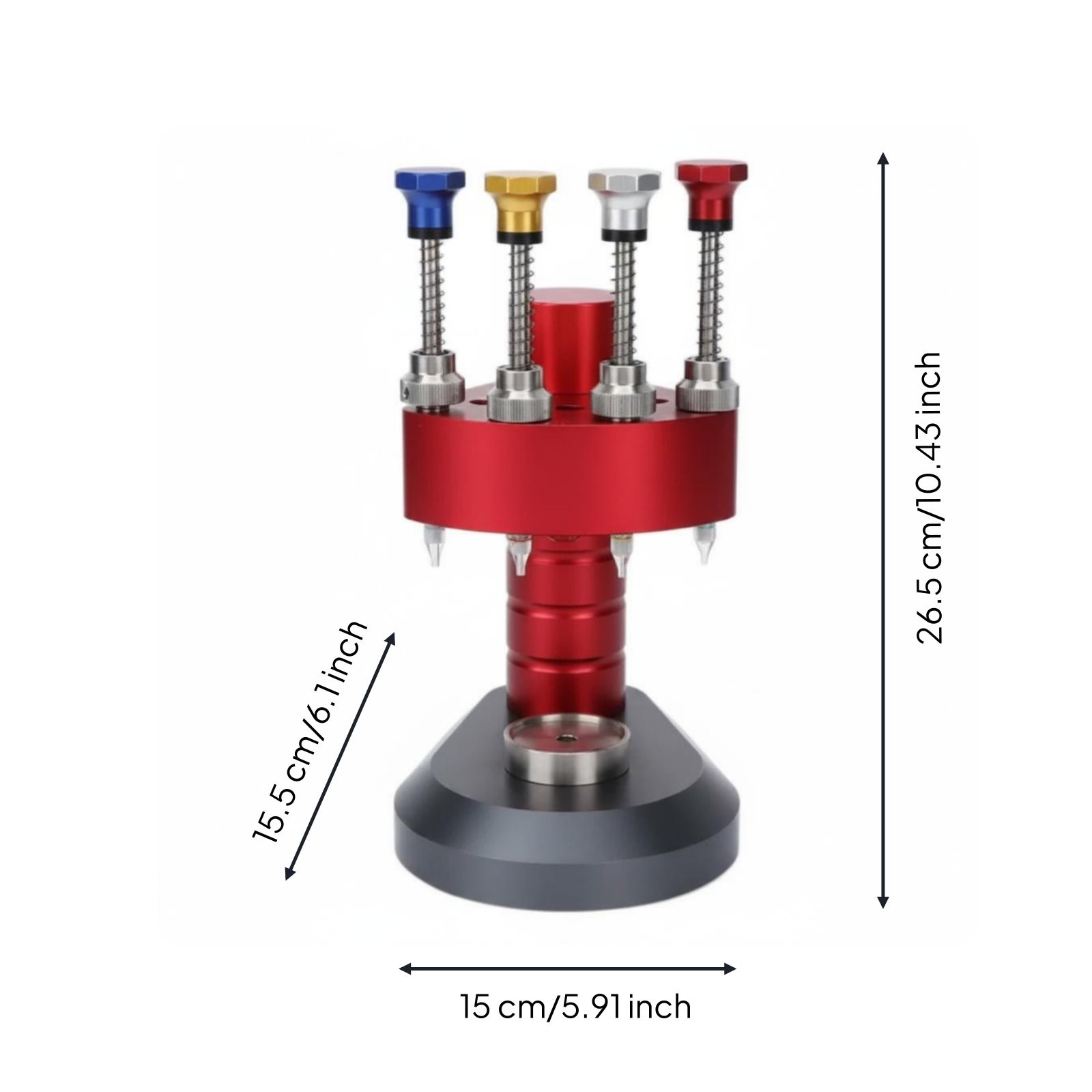 Four-Peg Hand Press Stable Base Watch Hands Installer Wear Resistant