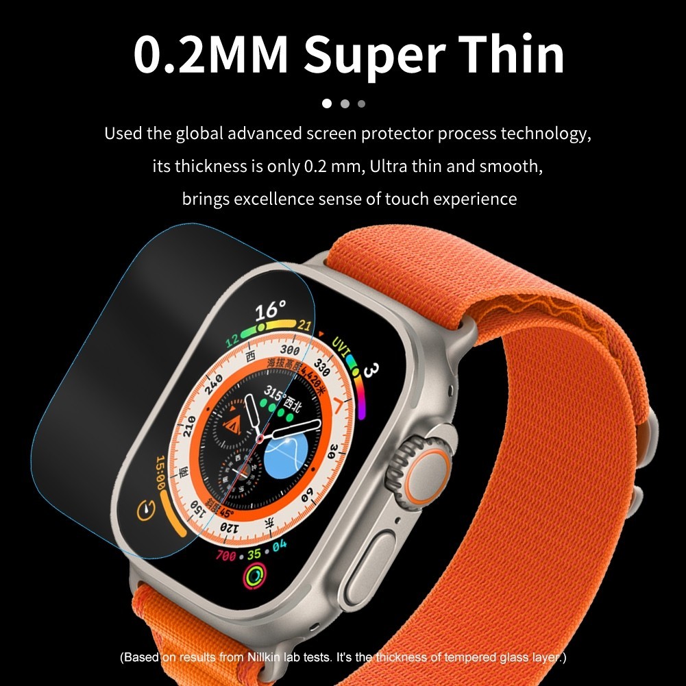 Para Apple Watch Ultra 49 mm NILLKIN H + Pro 0.2 mm 9H Película de vidrio