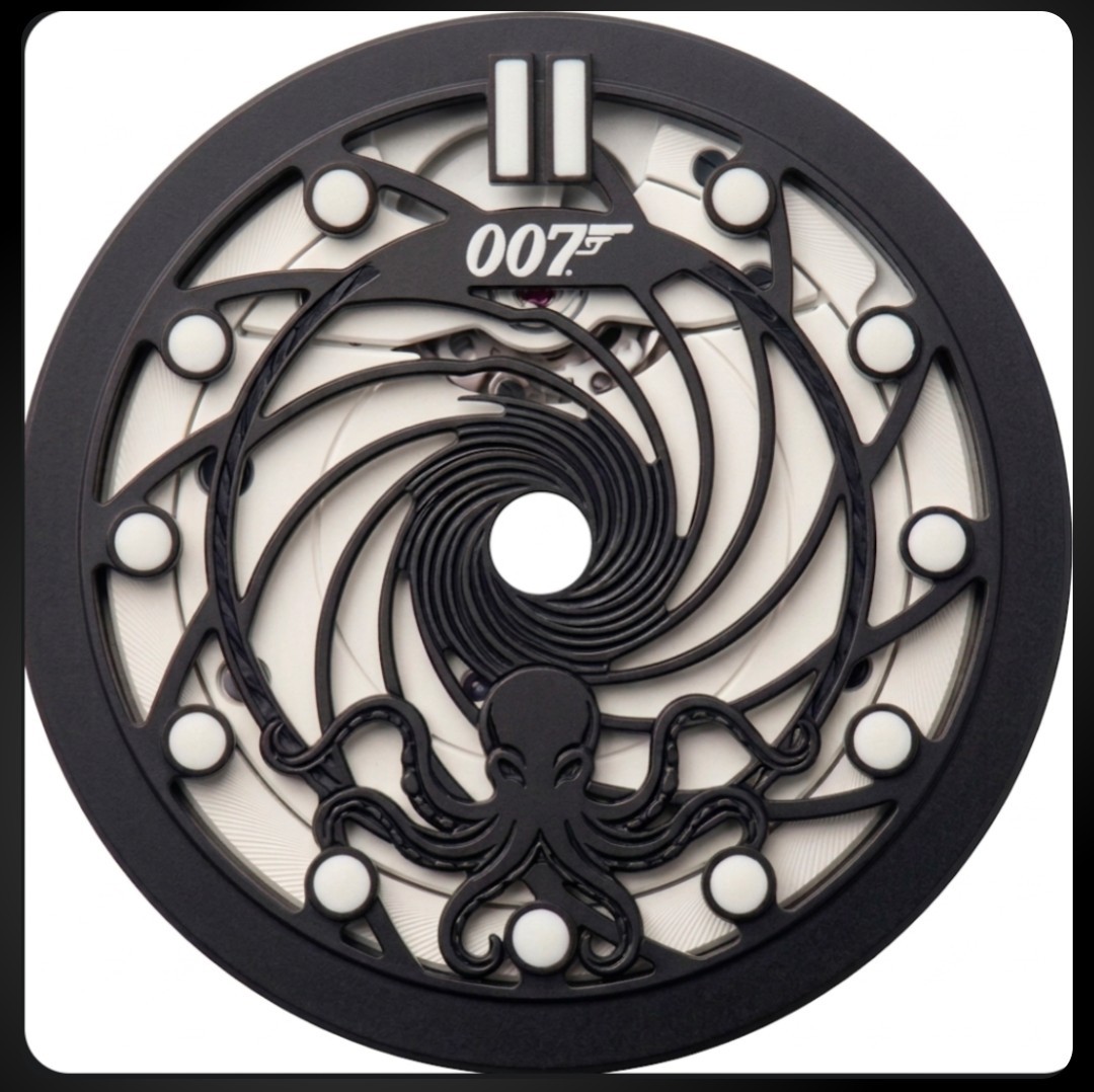32mm Hollow Skeleton Divers Watch Dial