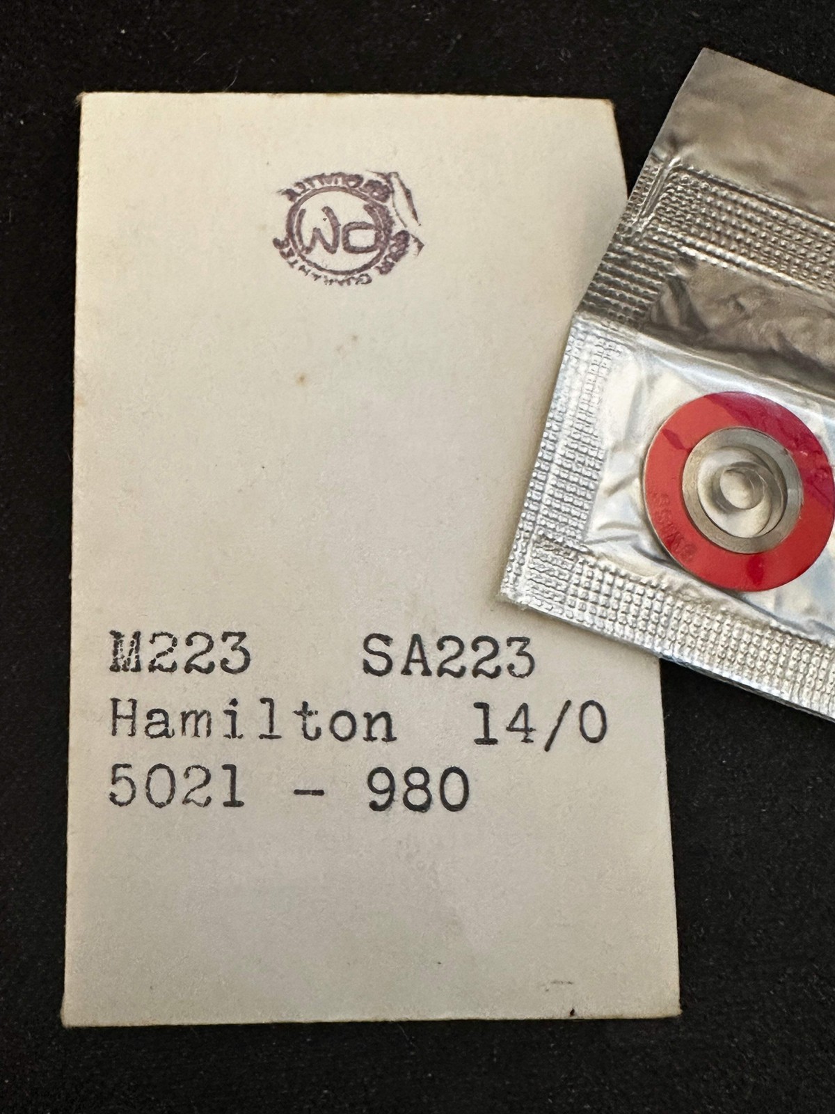 PM Mainspring M223 for 14/0s Hamilton No. 5021 / 718440 – Alloy
