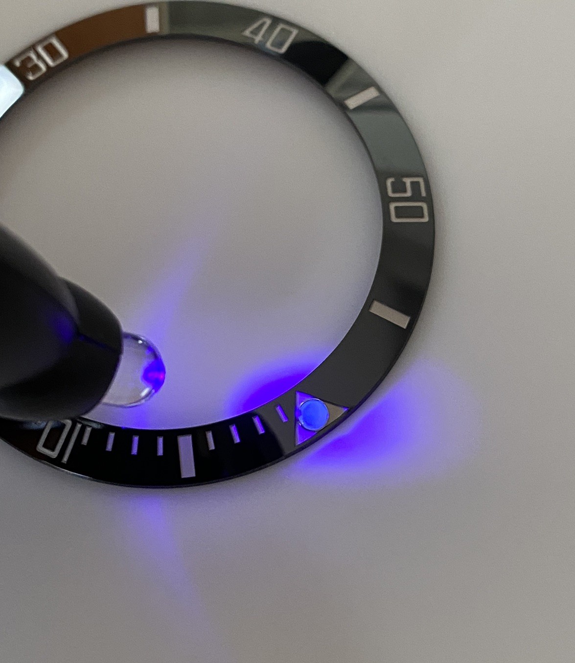 BLACK Ceramic Bezel Insert for 41mm Rolex Submariner 126610LN & 124060LN