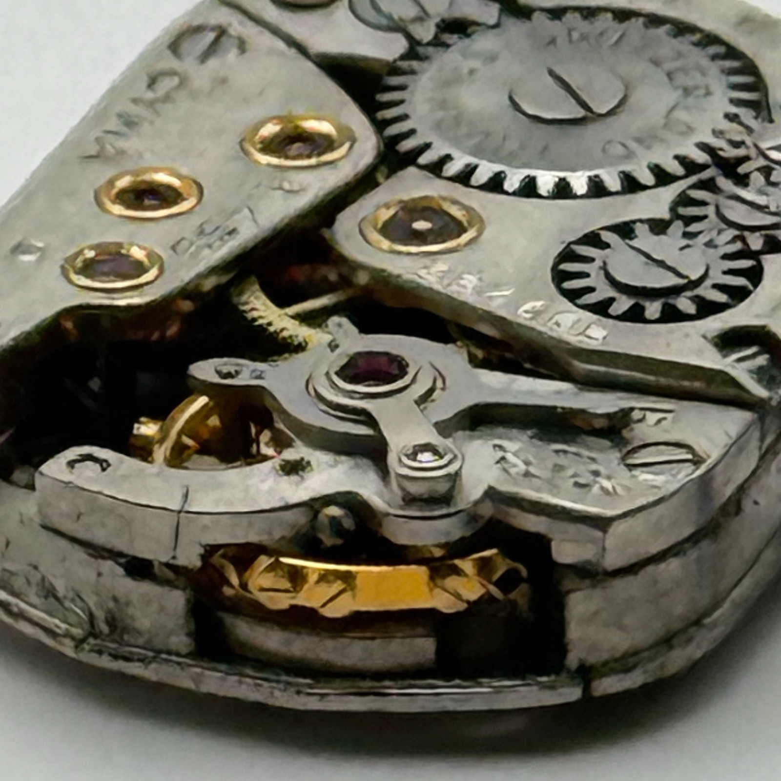 Cyma R433 Watch Movement Tavannes 17Jewels Swiss Manual Wind Parts Repair 11.3mm