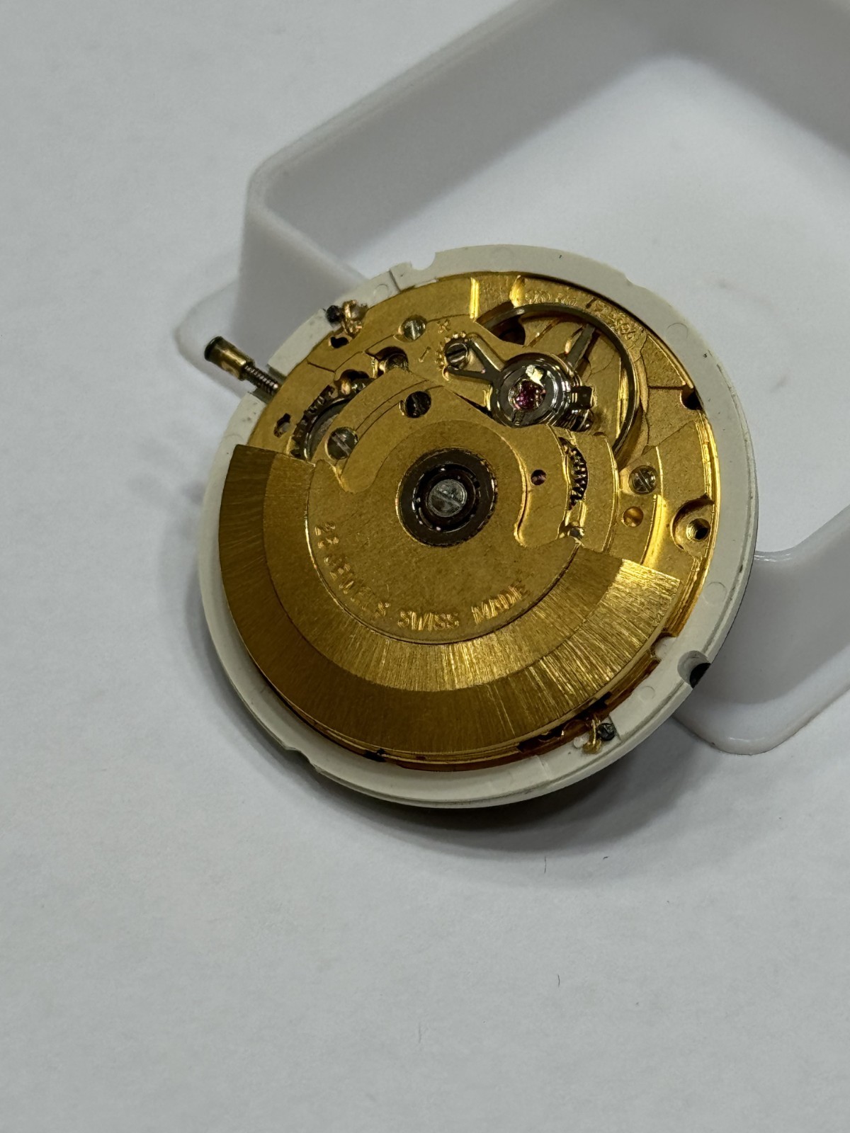 Eta 2834-2 Automatic Day Date Movement Swiss Made Running