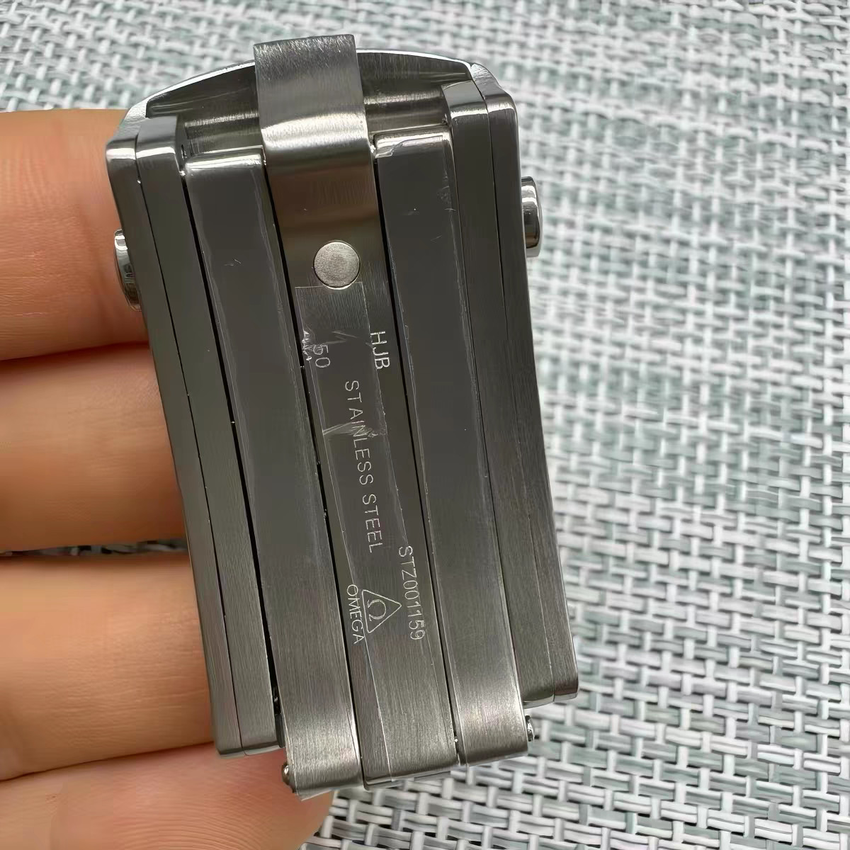 For OMEGA Genuine 21mm Stainless Steel Watch Strap Fastner Clasp Buckle