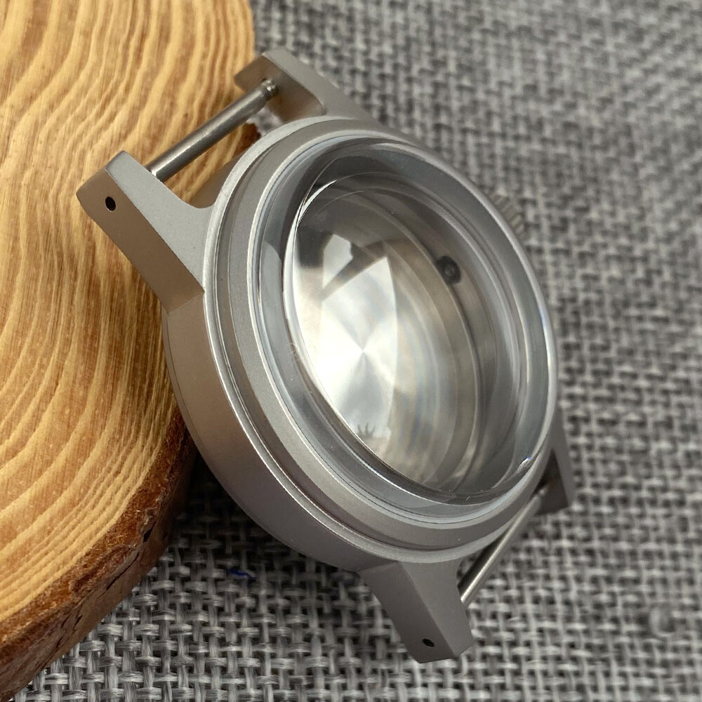 200M Dive Steel Watch Case 36mm Brushed Fit NH35 ETA 2824 PT5000 Domed Sapphire