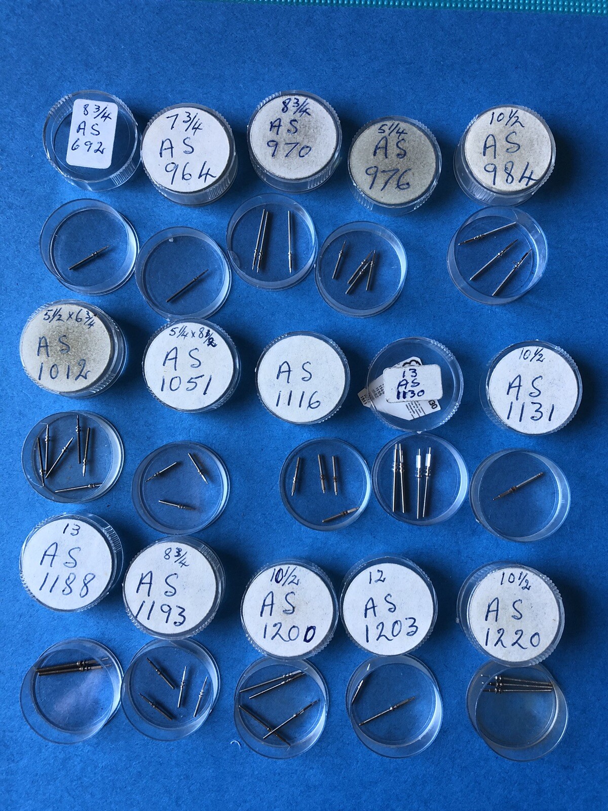 AS Vintage Watch Stems (NOS). See list for sizes. Price for one stem