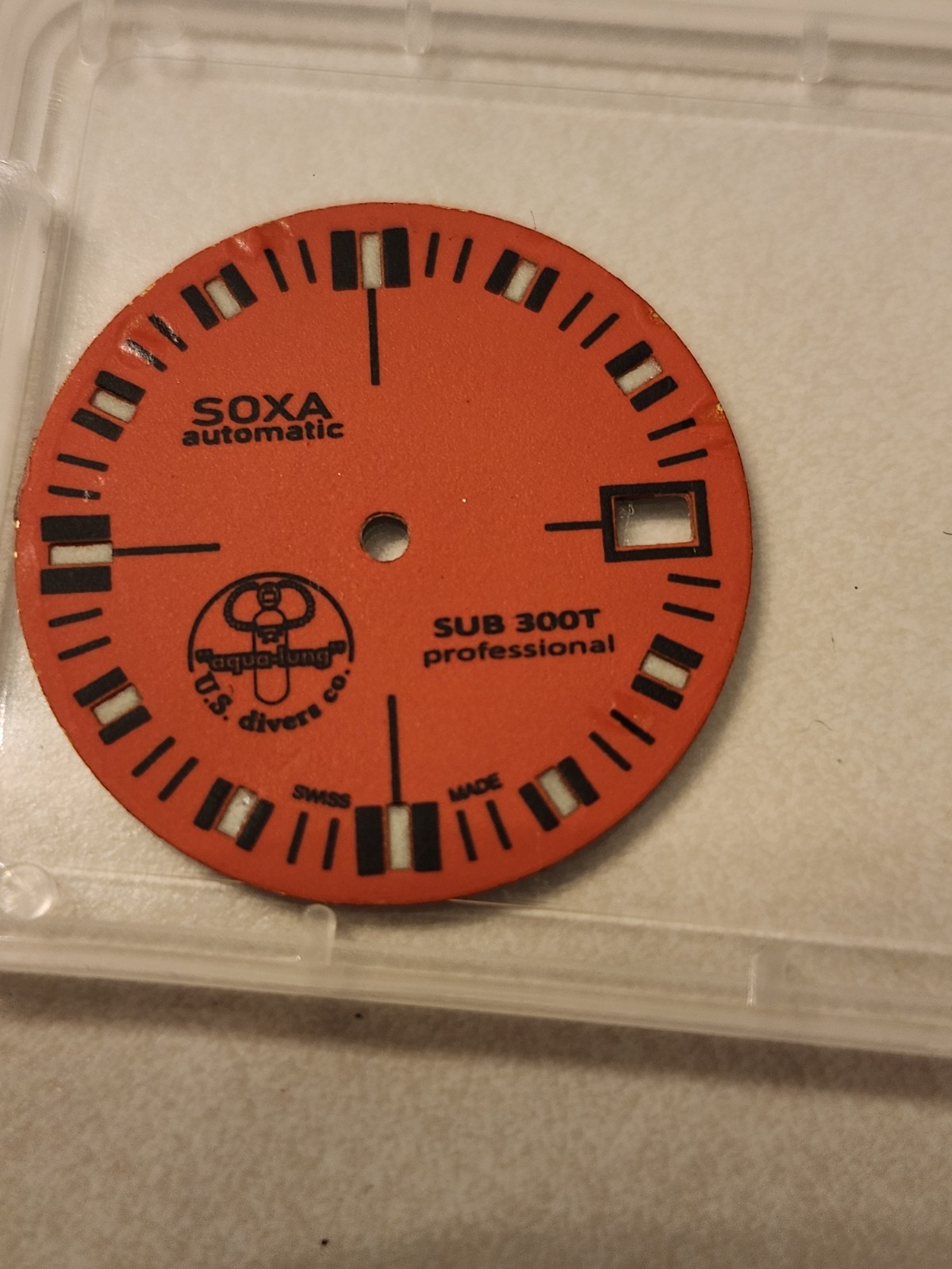 Custom Made Orange Soxa Dial 28.5 Awesome Lume For Nh35 Nh36 Nh38