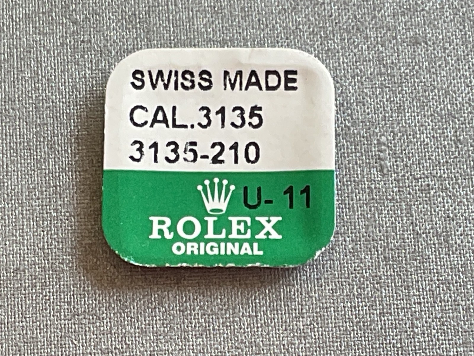 Genuine Rolex Cal. 3135 210 Crown Wheel – New factory sealed.