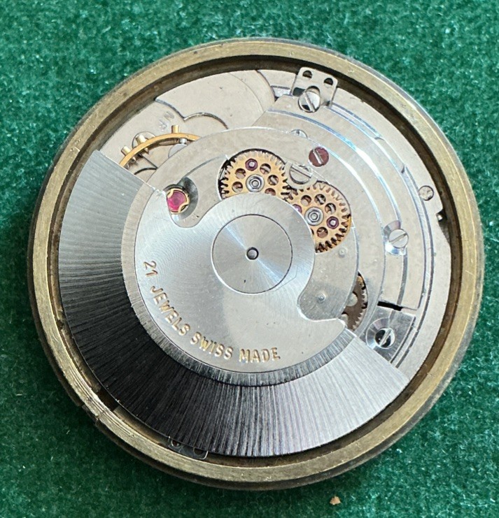 Vintage Men’s Garrard Watch Automatic Face And Movement 21 Jewel Cal 2472 S/r