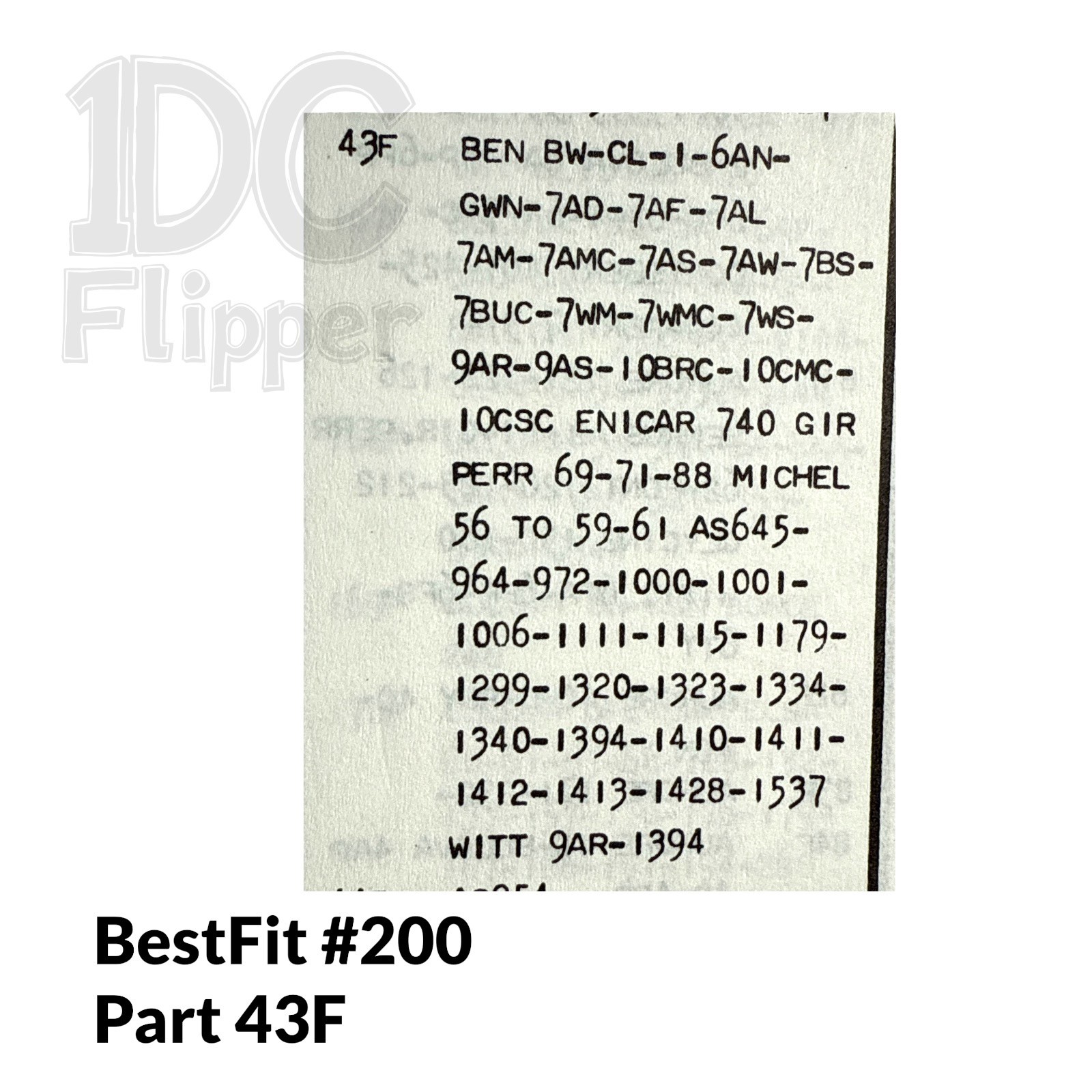 AS 964 WINDING STEM BestFit 200/43F, 0.90, 15.0mm, Fits Multiple, Read!