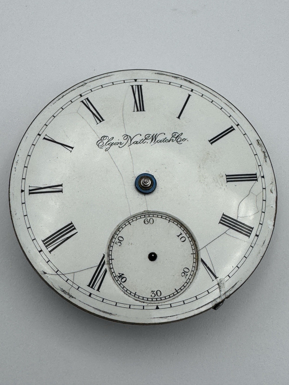 Vintage Elgin HH Taylor 18s 15J Pocket Watch Movement For Parts Or Repair