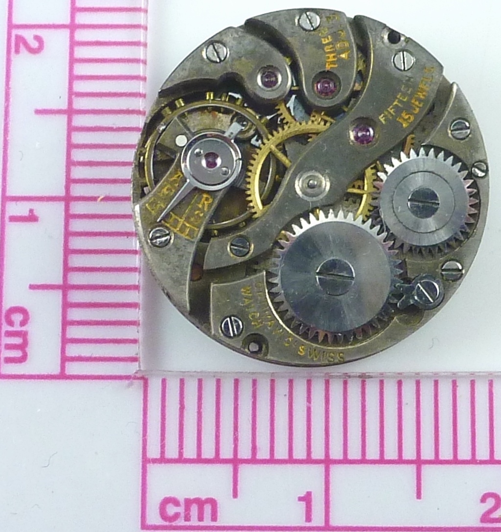 Vintage Optima Watch Co. Wristwatch Movement – 17 Jewels – Parts / Repair