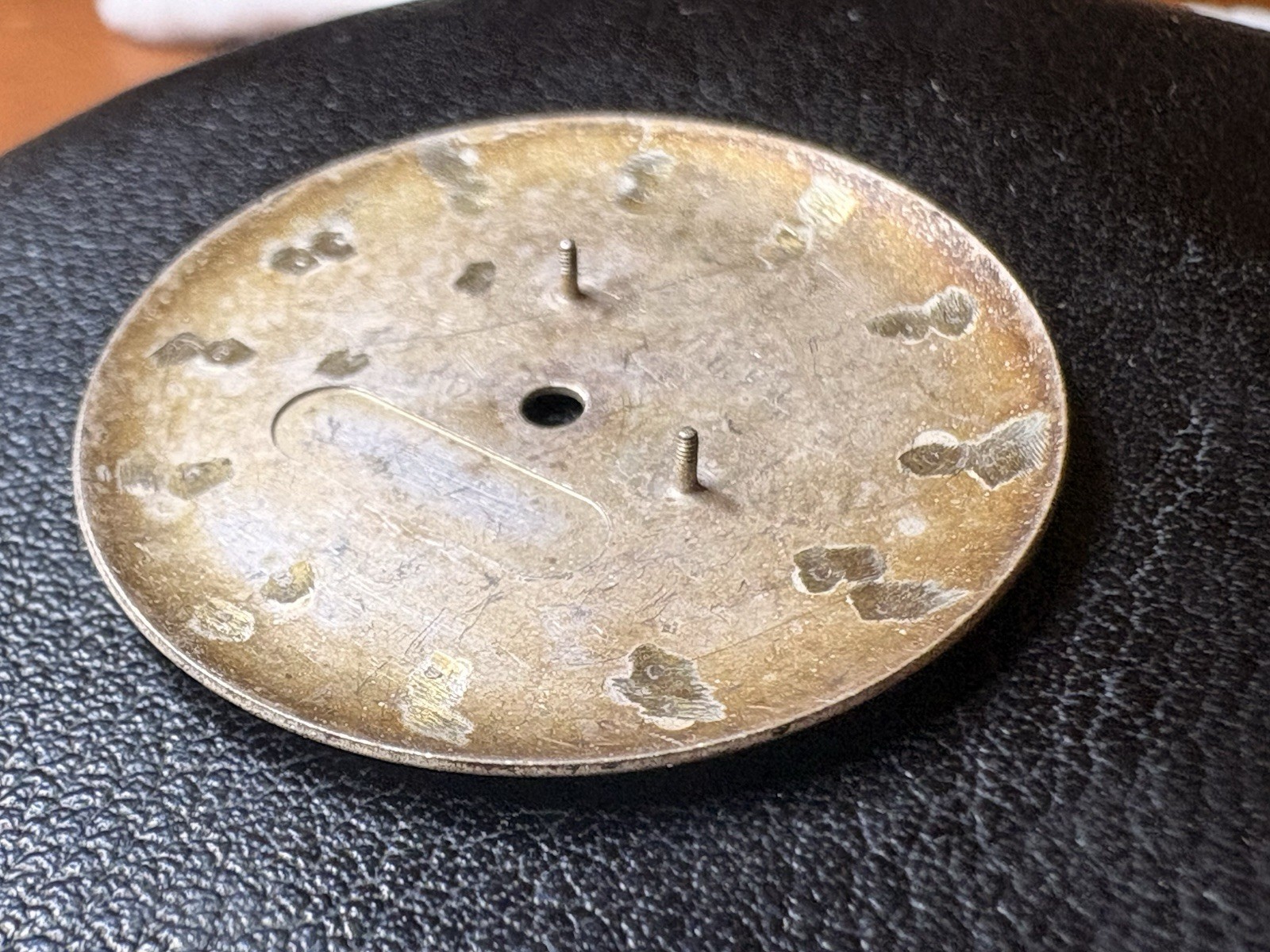 Vintage Bulova Accutron 214 Silver Sunburst Dial 28mm Watch Part