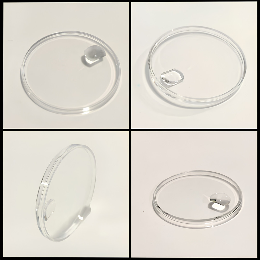 Plastic Plexi Watch Crystal for Rolex Datejust 2pcs with Cyclop B25-117-J1 Tudor