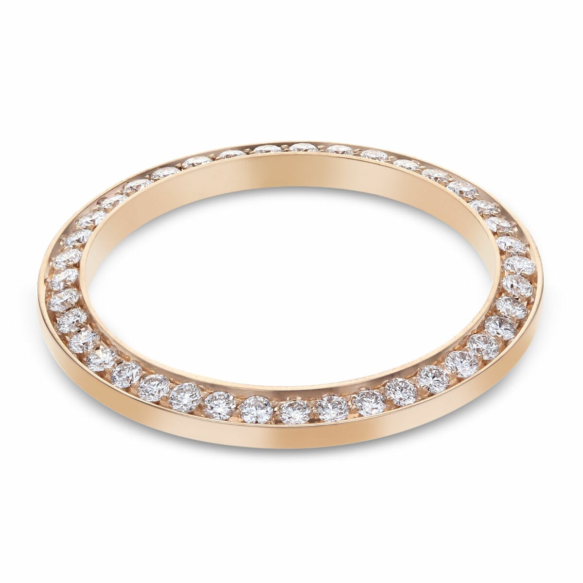 1CT BEAD NATURAL DIAMOND BEZEL ROLEX 28MM 279161 279171 279381 ROSE PINK GOLD
