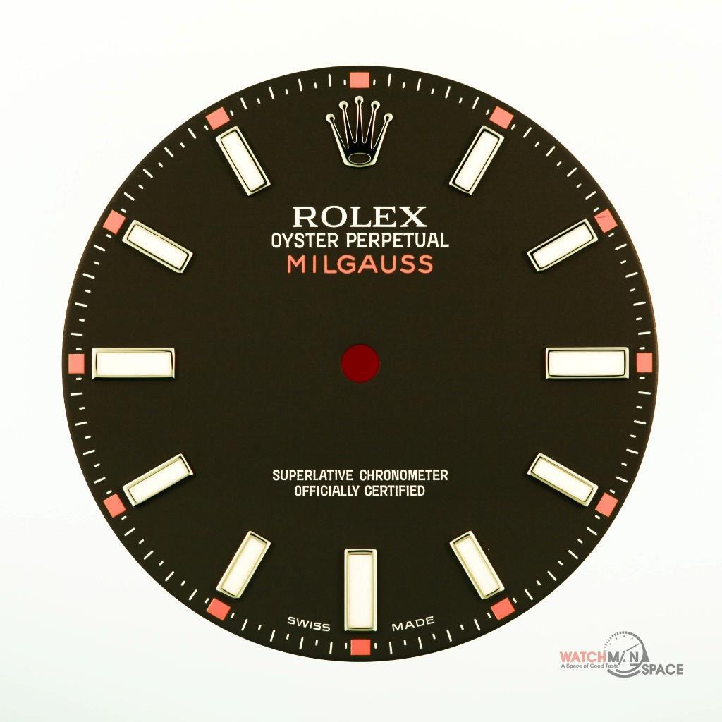 Original Men’s Rolex Milgauss 116400 40mm Matte Black Luminous Stick S/S #C22