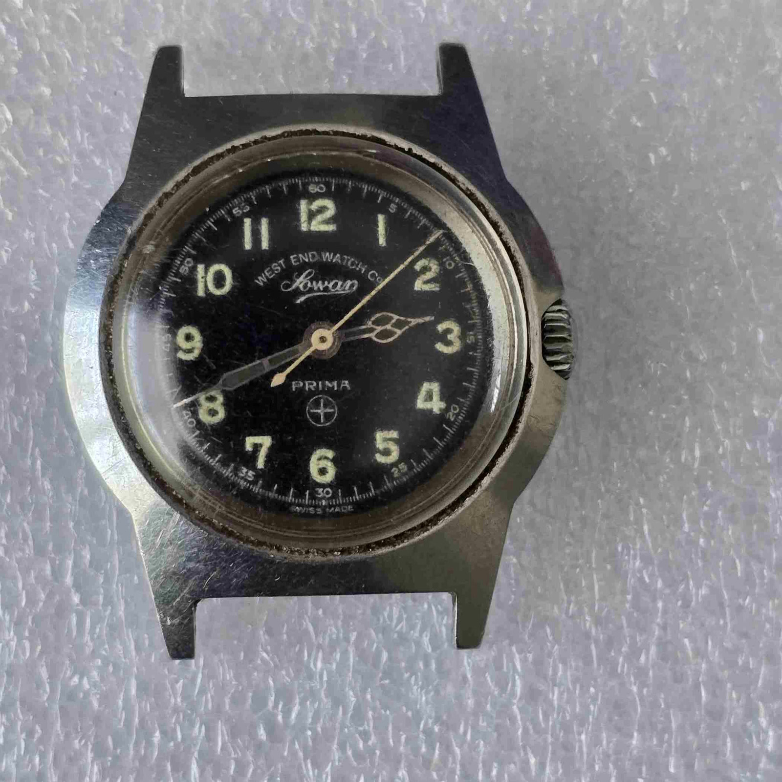 Vintage WEST END SOWAR PRIMA Wristwatch. Ref: S.4236. For Service