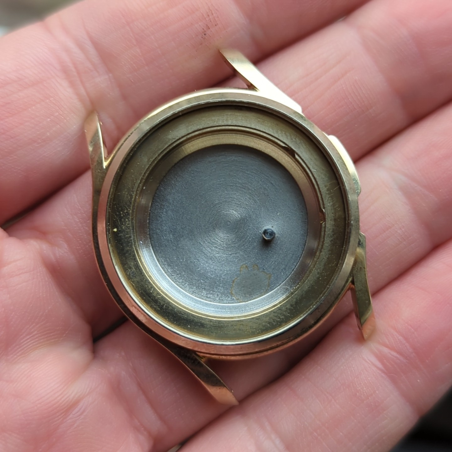 A. Schild AS Prototype Alarm Watch Case, Branded Ebauche AS on Case Back (S8)