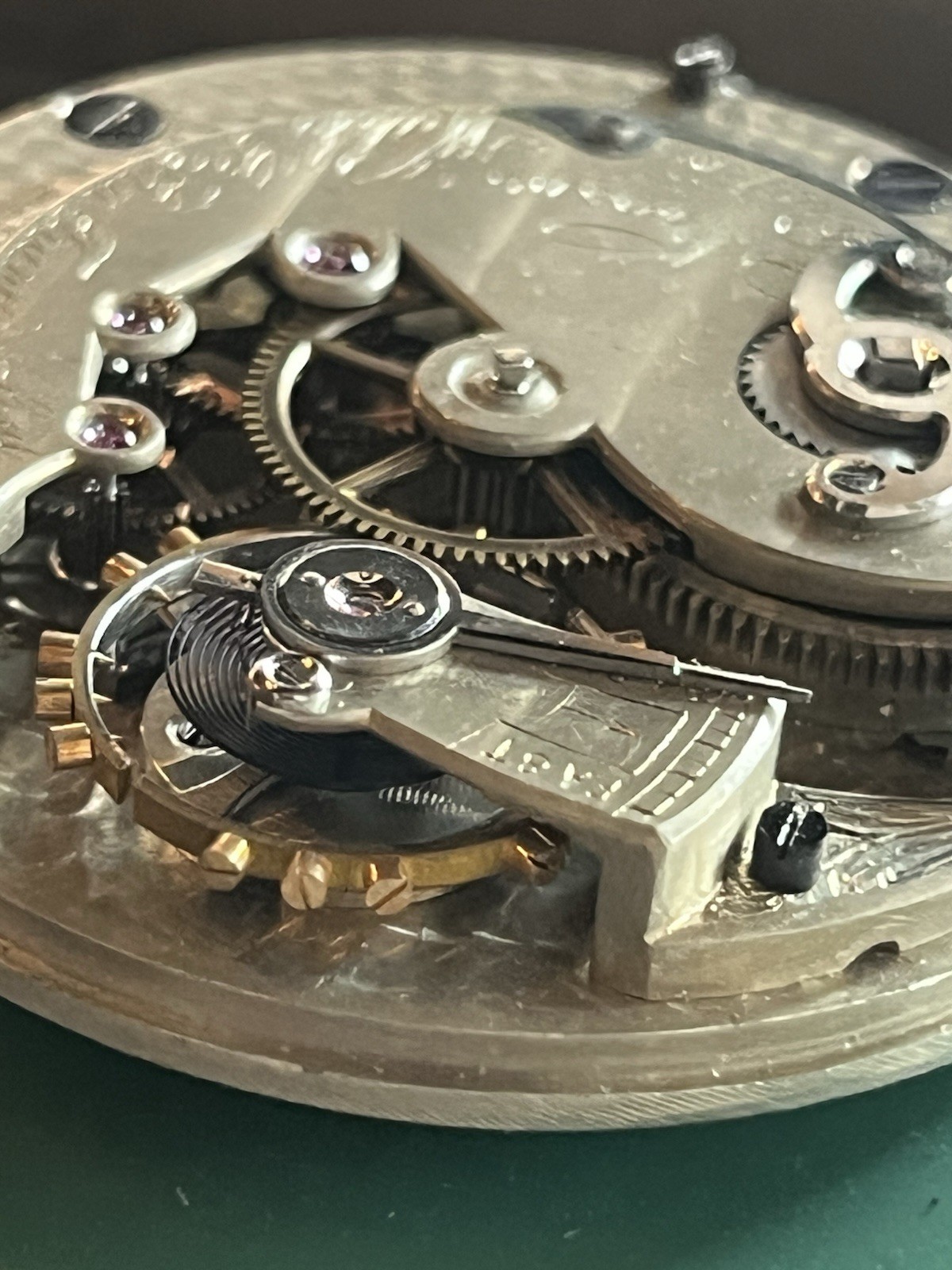 RUNNING Pacific Watch Co. San Francisco Pocket Watch Movement 46mm, Swiss Import