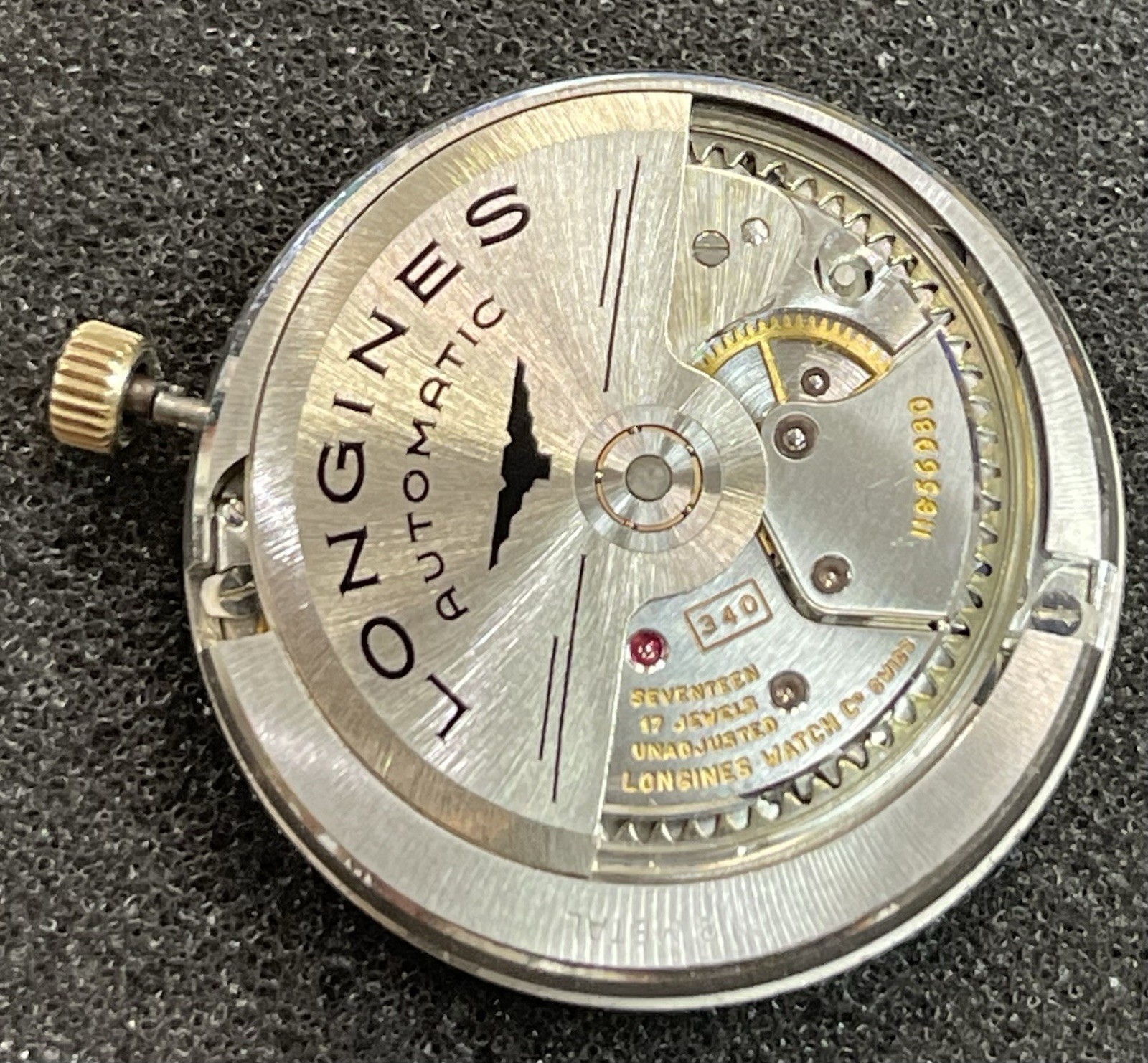 Longines Admiral Automatic Watch Movement – Cal. 340 – With Dial/Hands – TJ1442