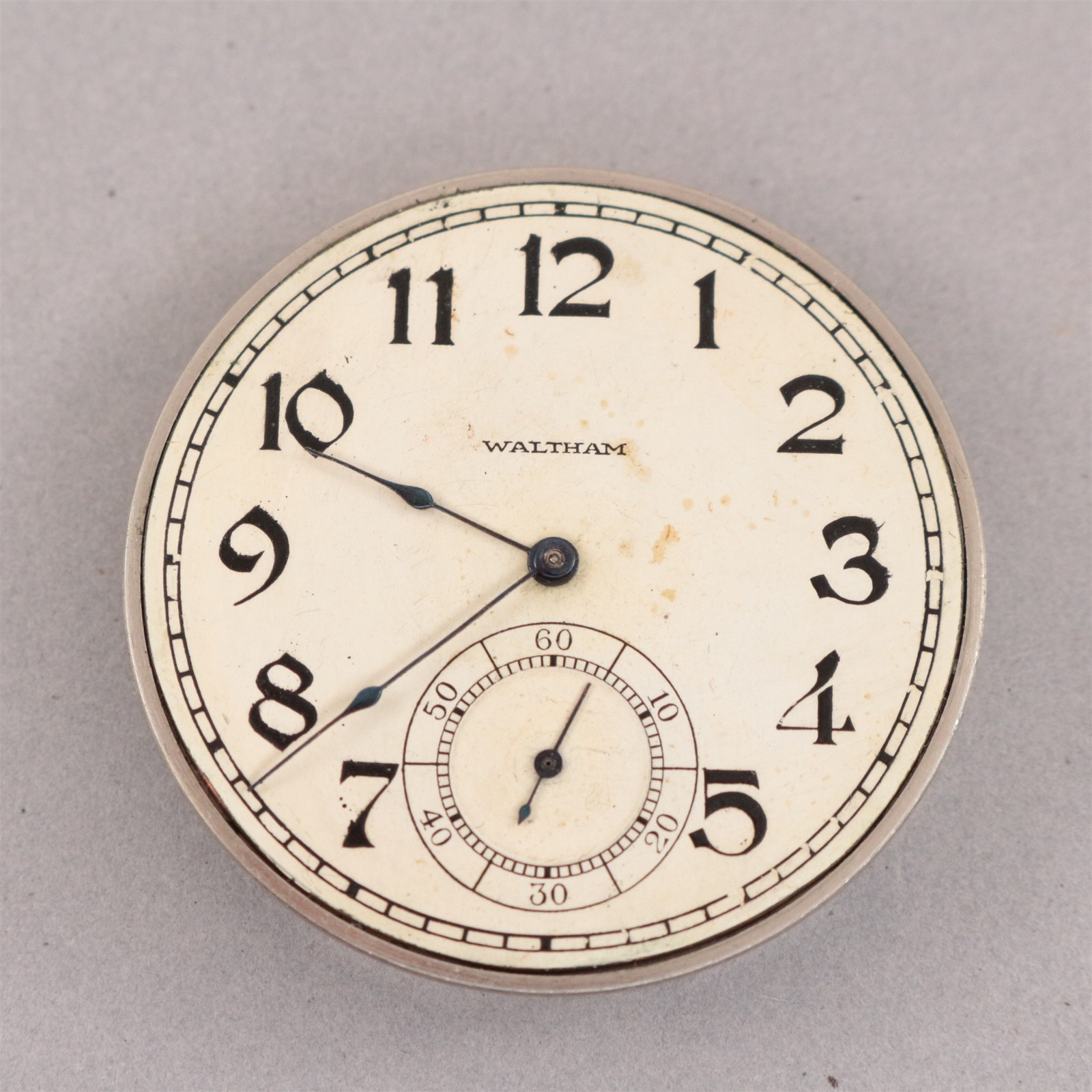Waltham Pocket Watch Movement 12 Size 17 Jewel 1894 Model – FH491