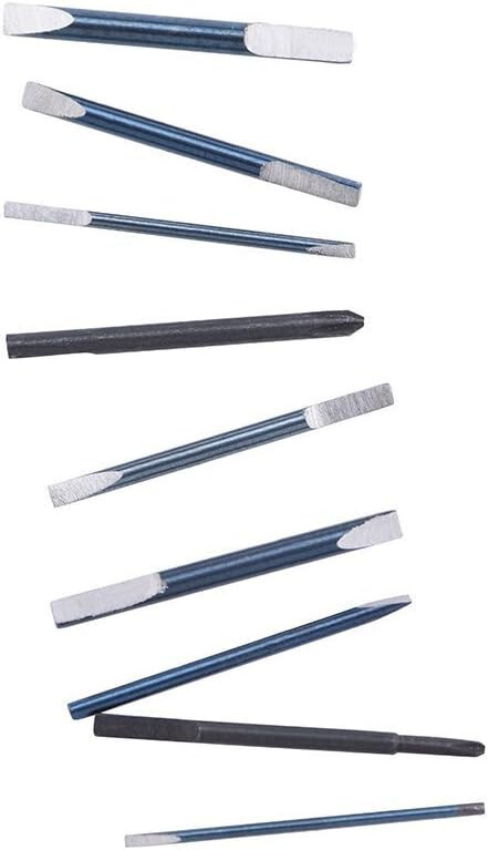 9 SCREWDRIVER FOR WATCH REPAIR SET STAND EXTRA BLADE TOOL W Bracelet holder bloc