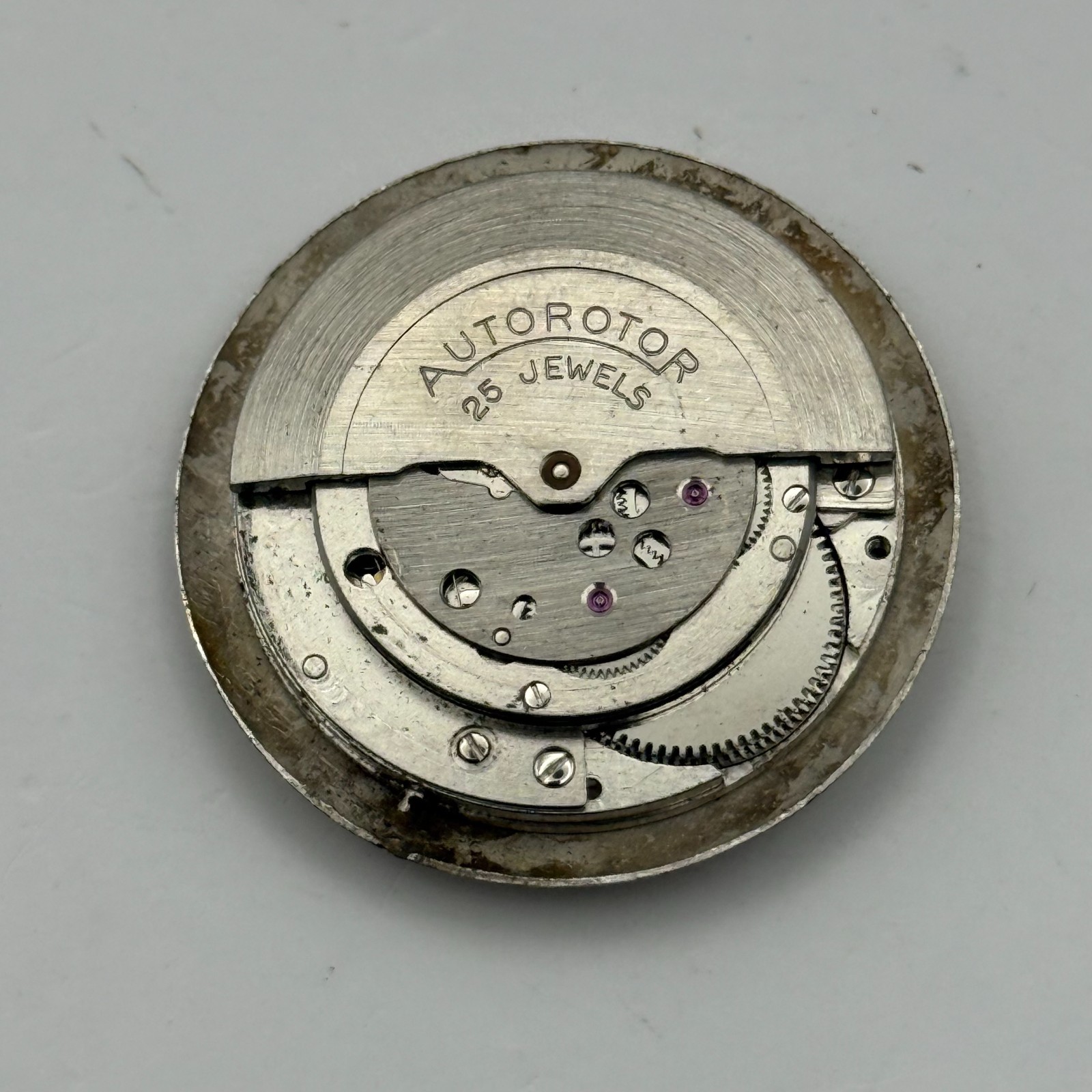 PUW 1361 Watch Movement Countess 25 Jewels Incabloc German Automatic Parts 30mm