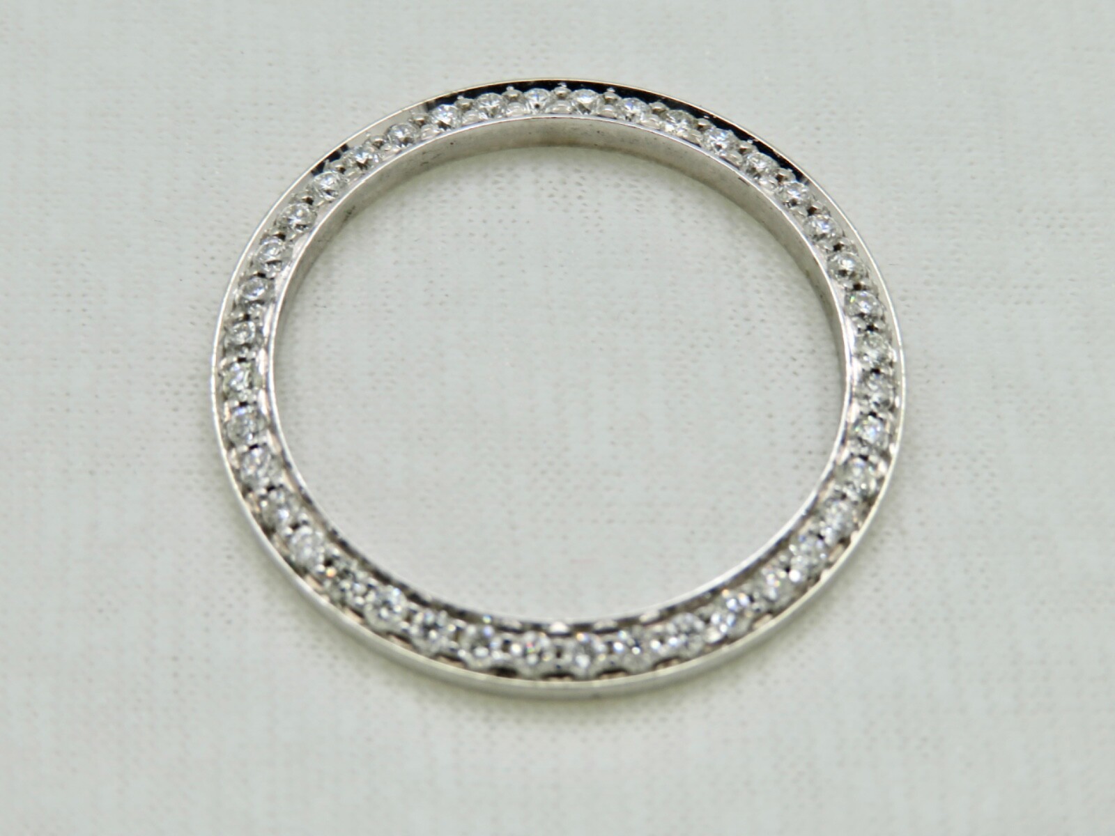 Lady Rolex Datejust 26MM CUSTOM 18K Bead Set Diamond Bezel .70CT Fit Many Models