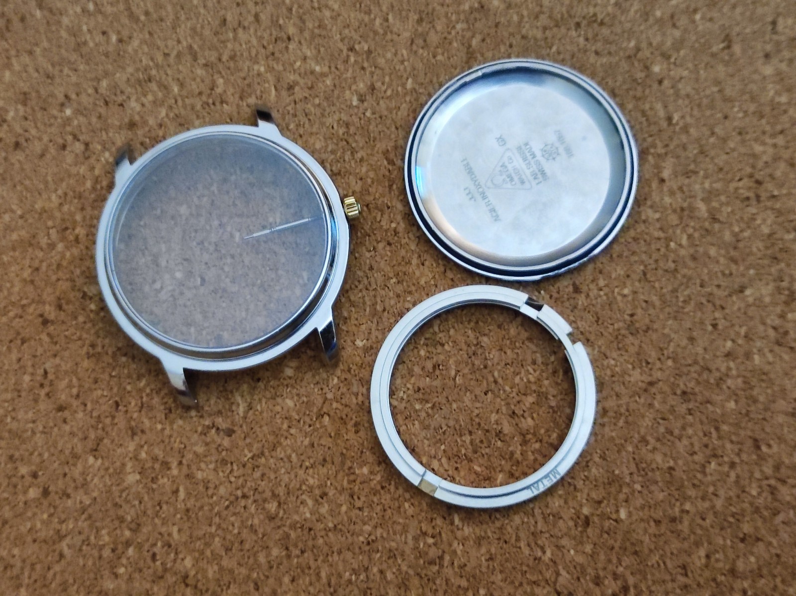 Genuine OMEGA De Ville 4374.31.00 Coaxial Stainless Steel Watch Case 168.1057