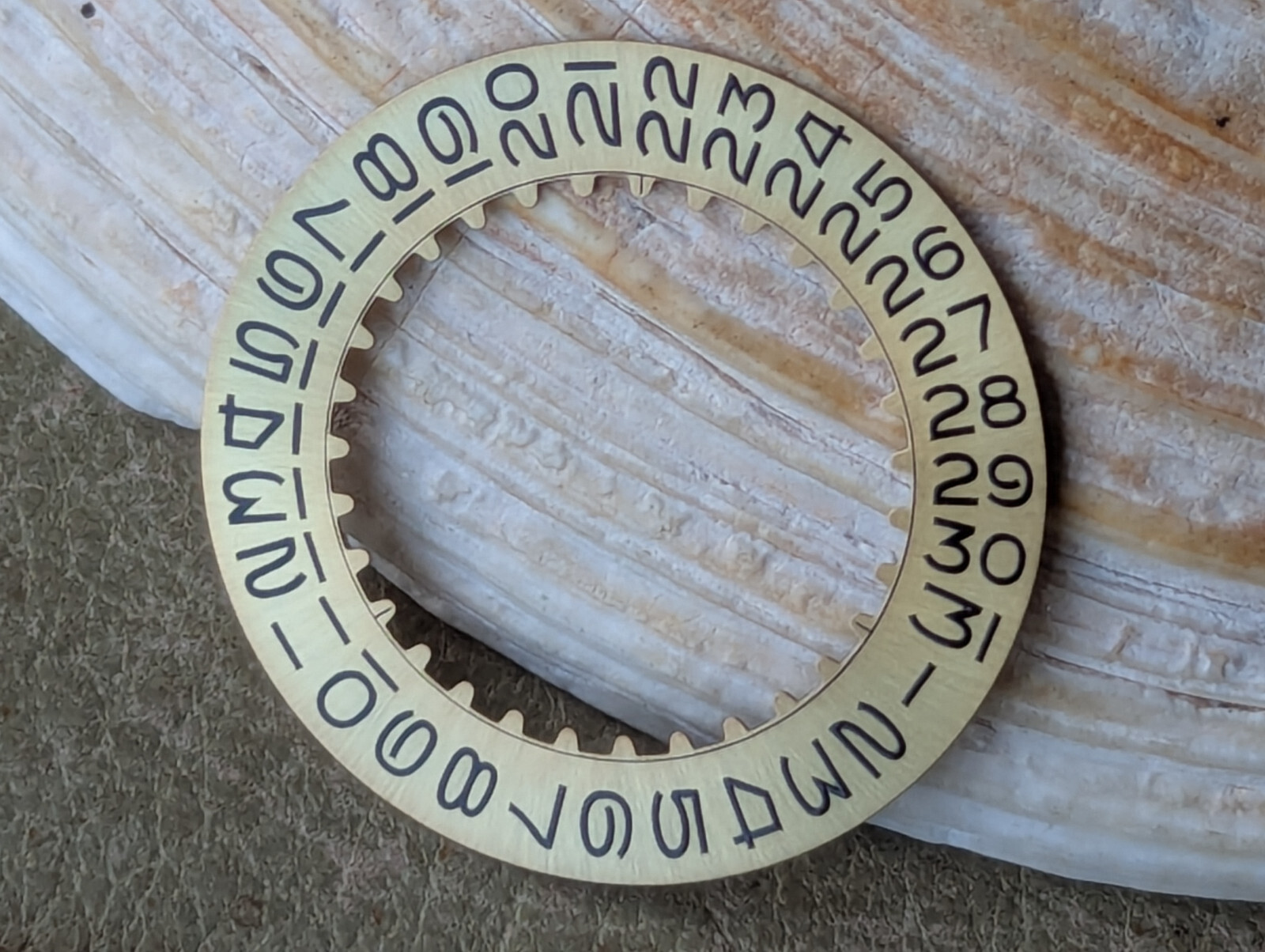 Genuine Vintage Rolex Champagne Date Wheel w/Flat Top 3’s,Open 6 & 9’s EXCEPT 26