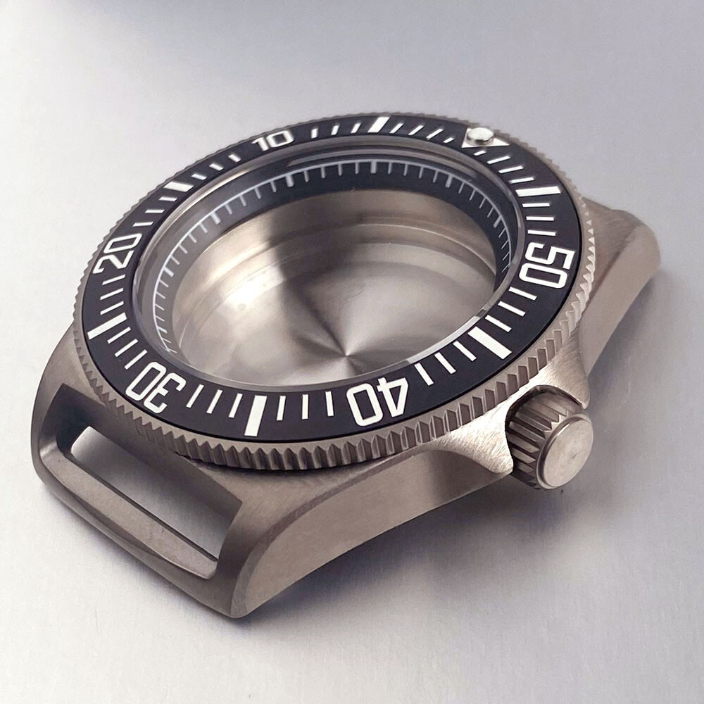NH35A Titanium Tactical Frog Watch Case 42mm for NH36 ETA2824 PT5000 Sapphire