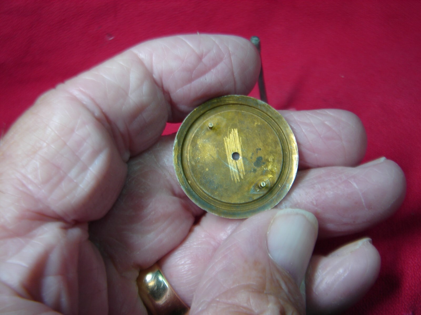 +WRISTWATCH DIAL 27mm LORD ELGIN FANCY DRESS FOR PARTS OR REPAIR! f12