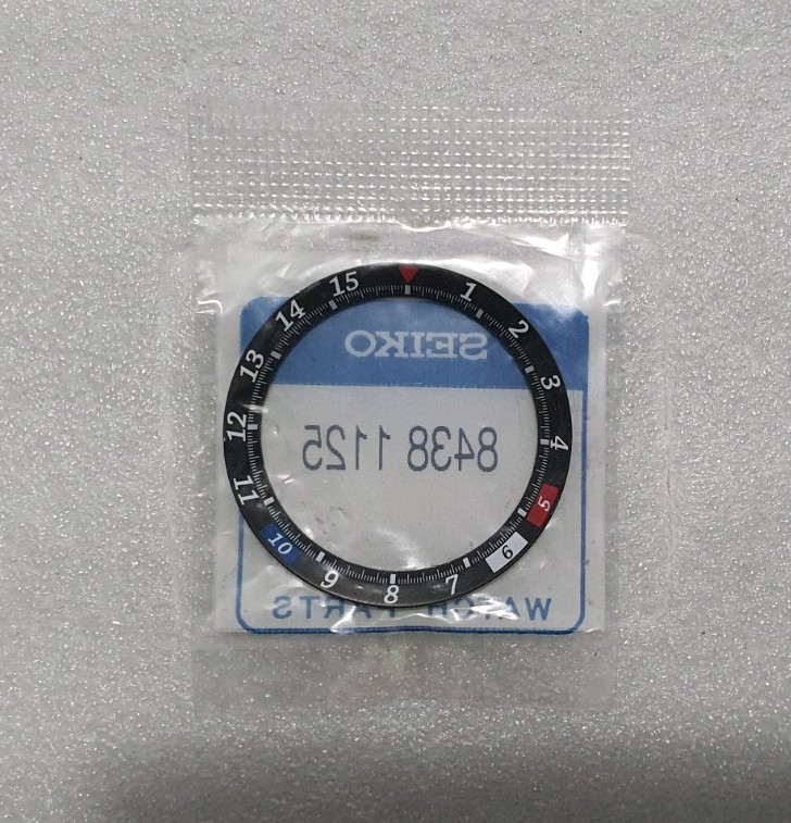Seiko Part No.: Seiko Dial Ring 8438 1124 For Case No. 7T84-0AA0