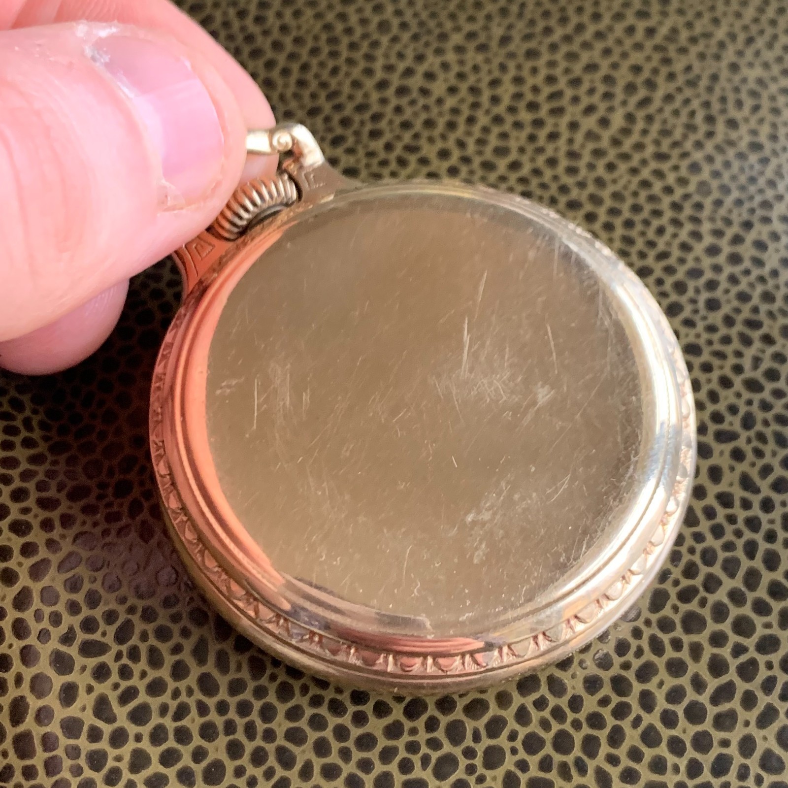 Wadsworth 10K Gold Filled BOC Railroad Case Fits Hamilton Pocket Watch #1