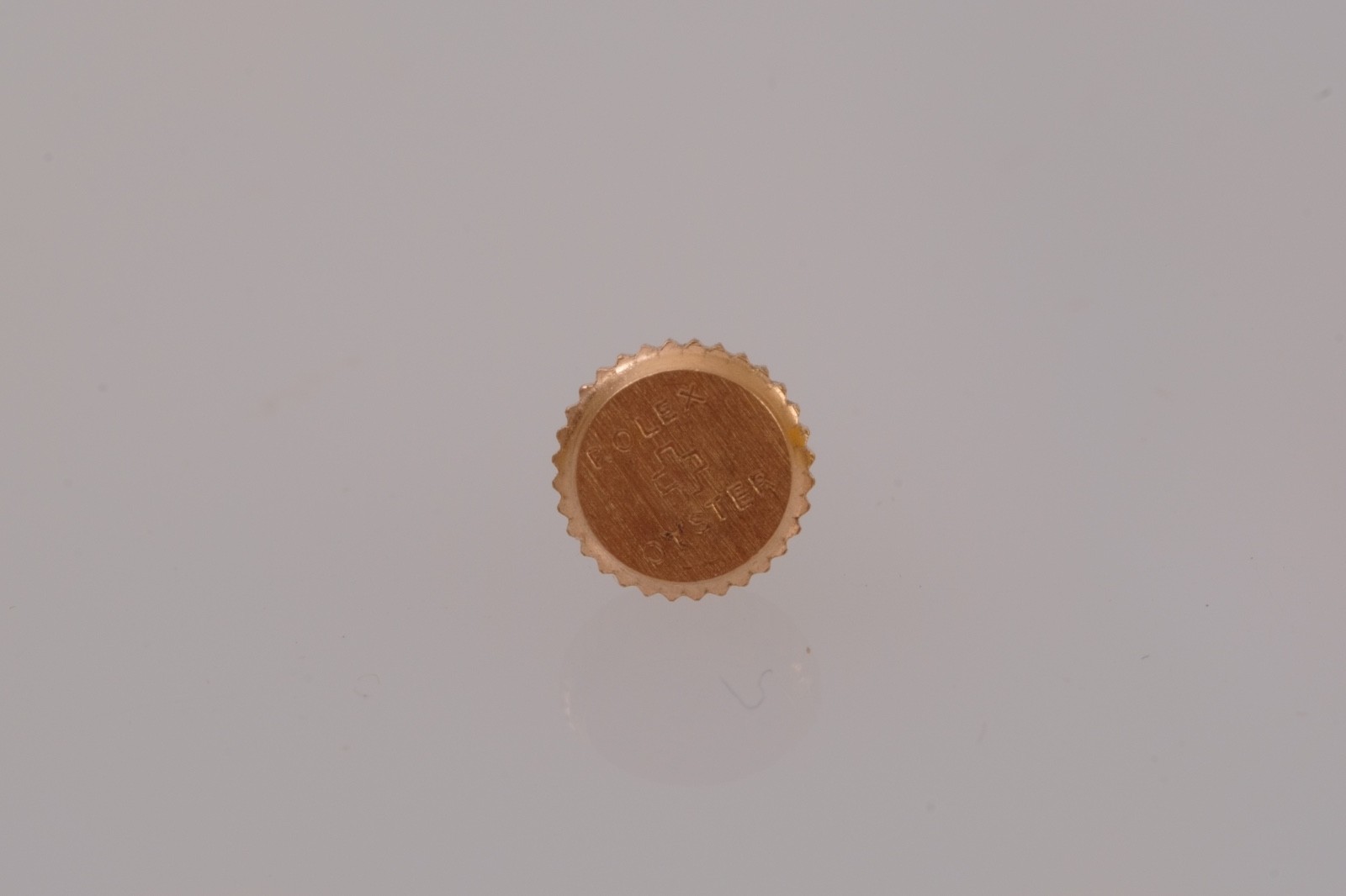 NEW OLD STOCK Rolex Bubbleback 5.5mm Rose Pink Gold Crown 1940s