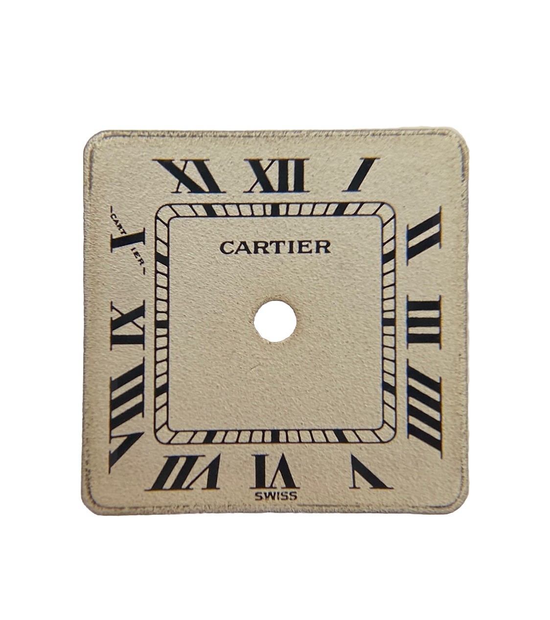 Original Cartier Santos Galbée WC20012C4 Ivory Roman Ladies Cal 157Dial VA100012