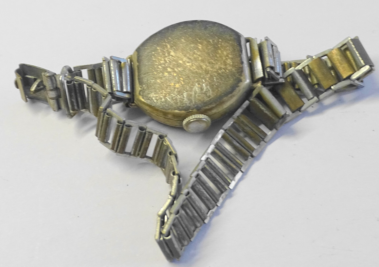 Vintage A Mechanical Watch Movement Silver Case 800