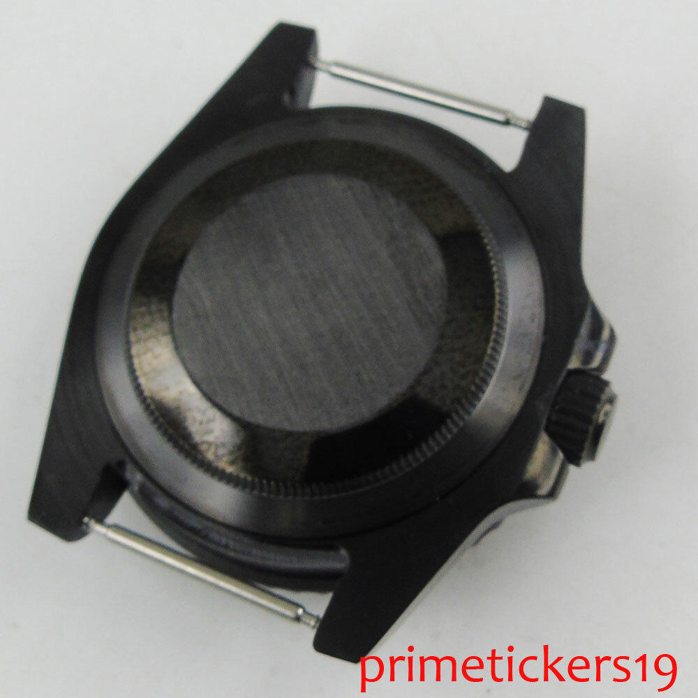 PVD Plated 40mm Watch Case with Ceramic Bezel Fit ETA 2836 MIYOTA Movement