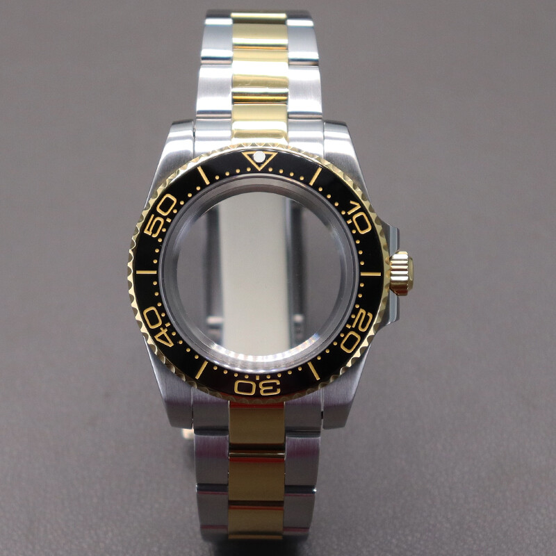 40mm Luxury men Watch Case Sapphire For Seiko Nh35 Eta 2824 Miyota 8215 PT5000