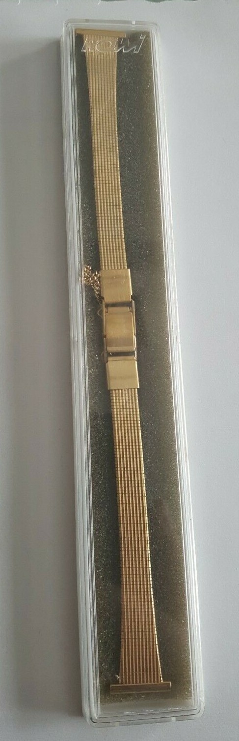 ROWI Gold Plated/Steel Base Watch Bracelet, Number ROWI 30 2922 EVG