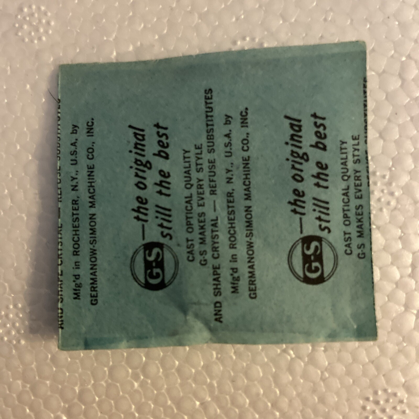 GS Flexo Hi Dome PHD9.7MM Replacement Watch Crystal NOS Vtg