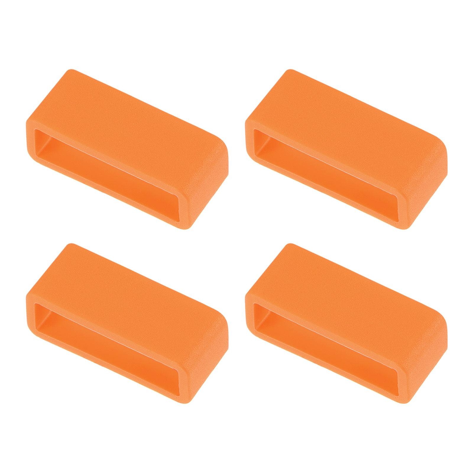 Slots strap watch, for 24mm width watch strap, orange 4 pcs