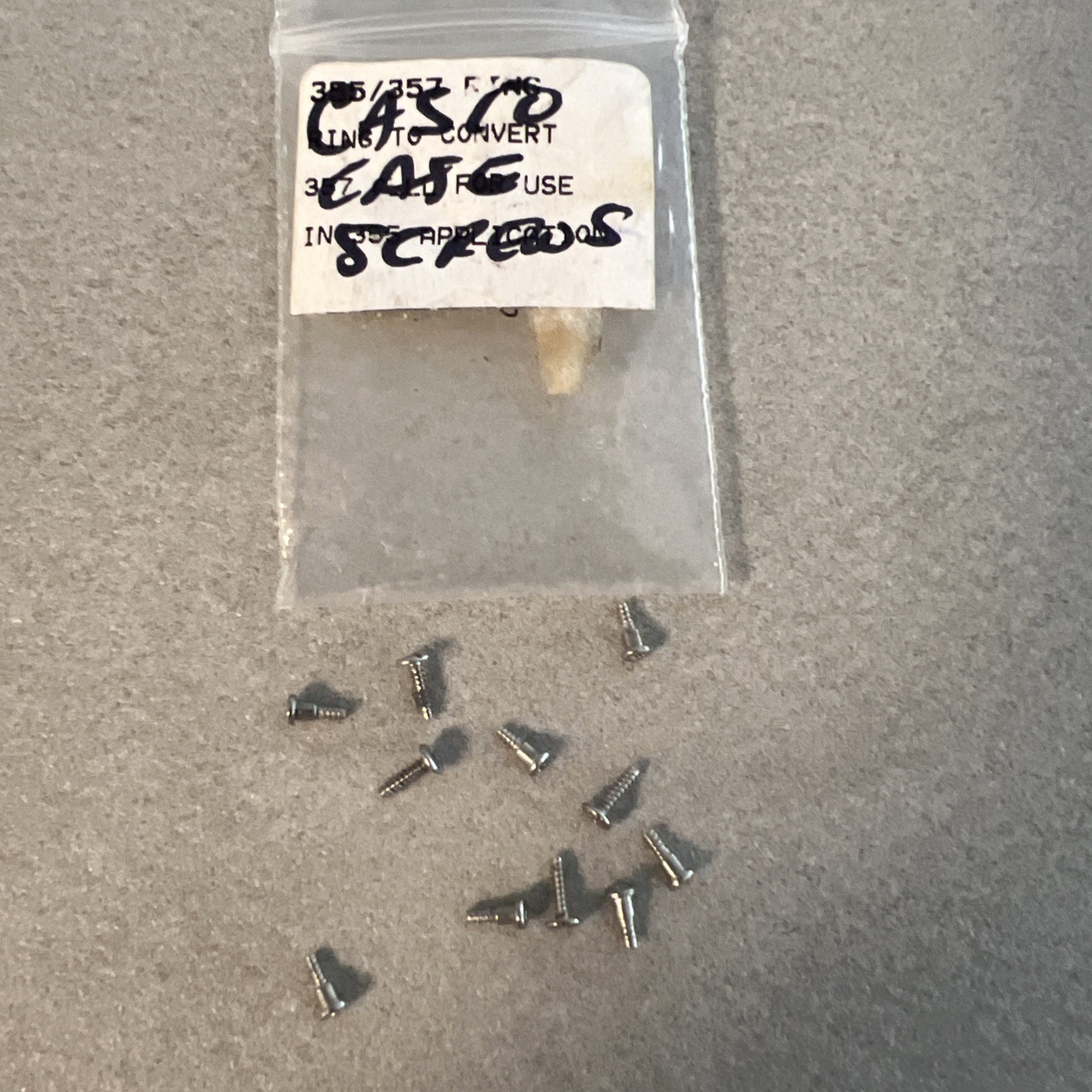 Genuine Casio G-Shock Case Back Screws 11 Pieces