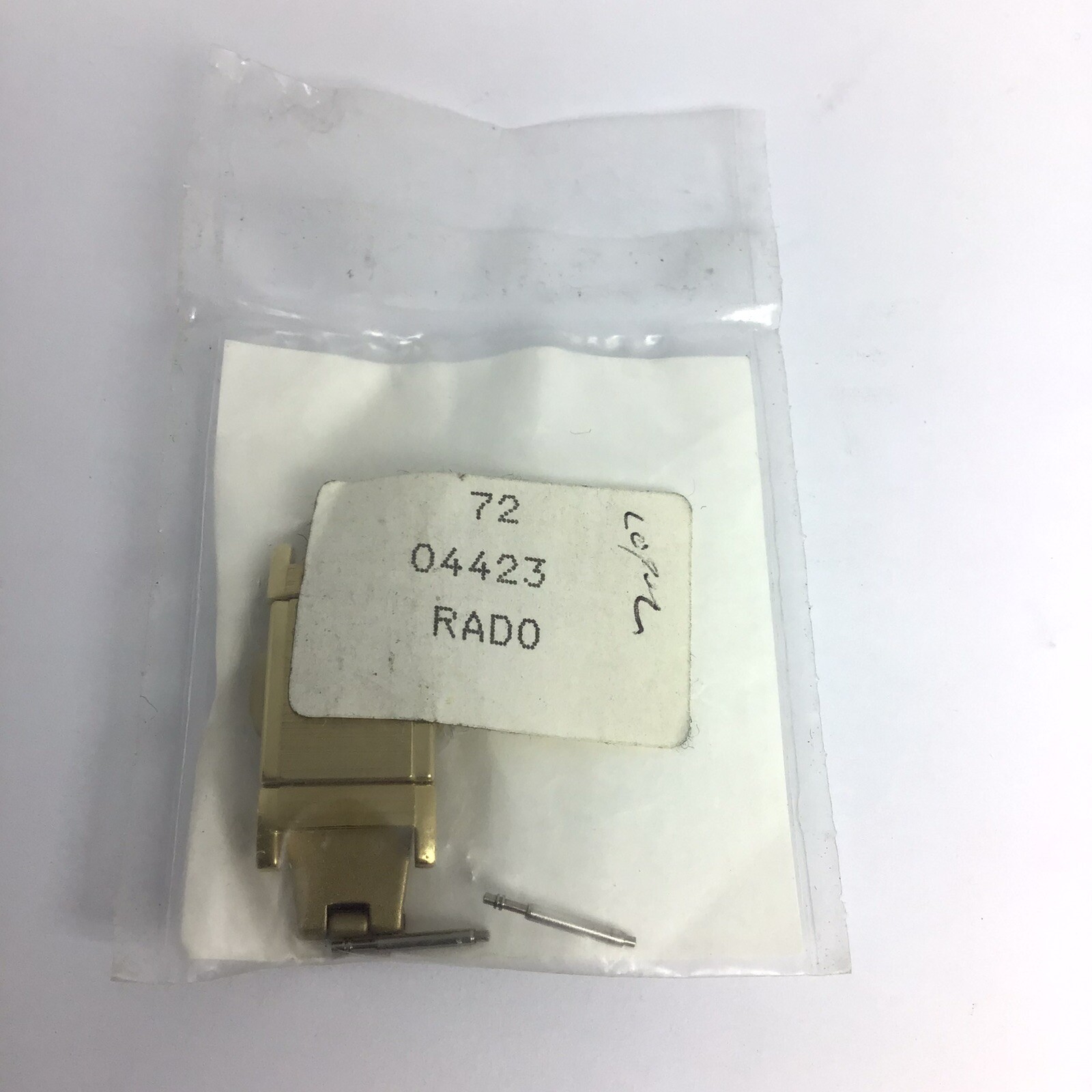 Rado 04423 Authentic titanium clasp with 2 spring bars New Sealed Pack 9mm Width