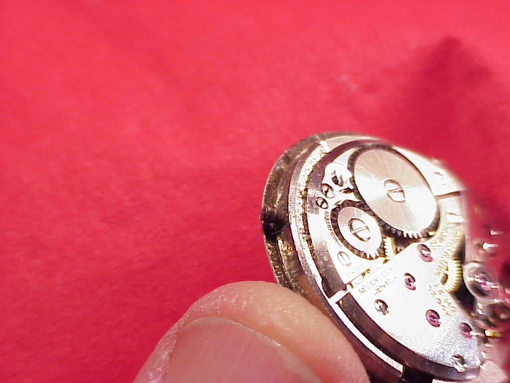 BENRUS Vintage WRISTWatch Movement & DIAL Manual DN 21 17 Jewels GOOD BALANCE