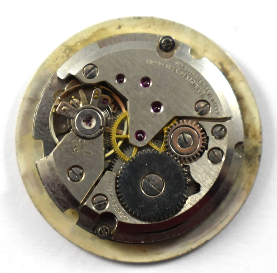 Vintage Swiss Made Mondaine Watch Co 17J Wrist Watch Movement lot.ed