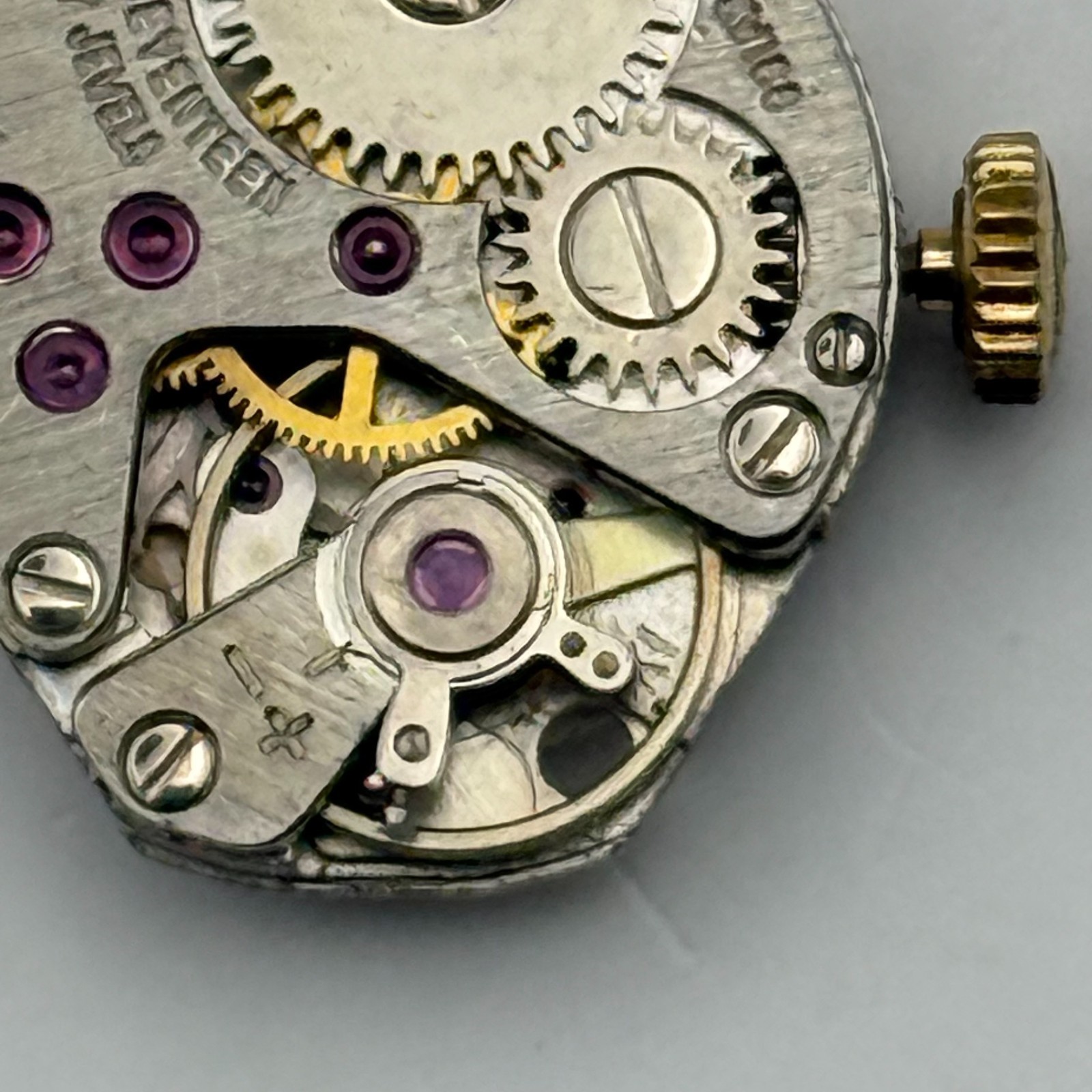 FHF 60 Watch Movement Regency 17 Jewels Swiss Manual Wind Parts Repair 15.3mm