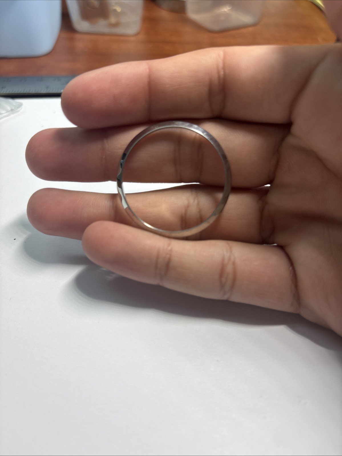 Rolex Bezel Smooth Finish Stainless Steel Fits 36mm Rolex